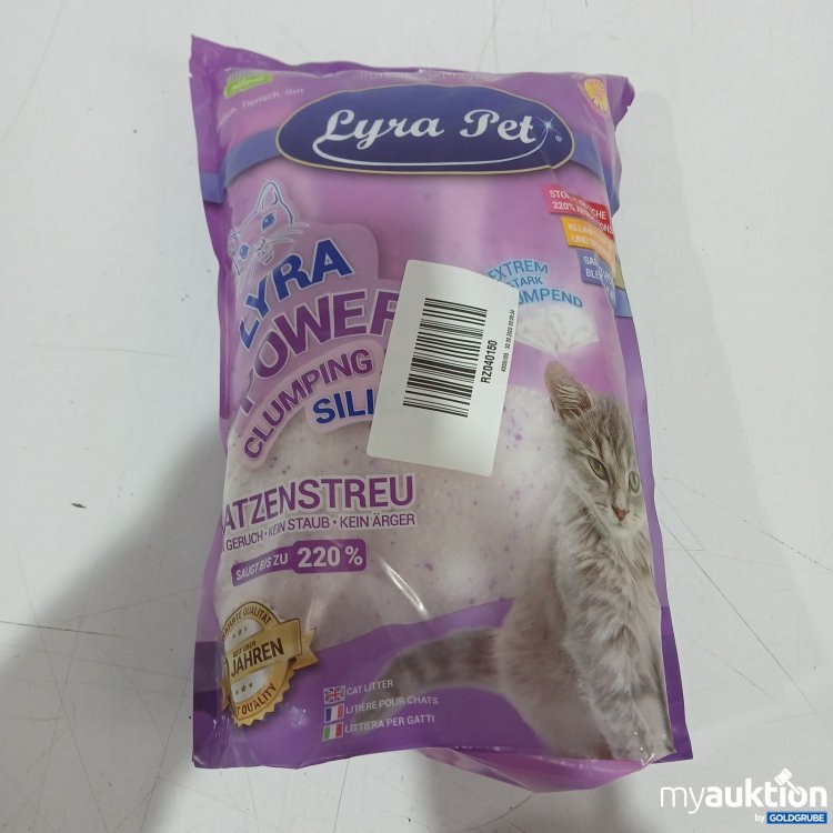 Artikel Nr. 478147: Lyra Pet Katzenstreu Clumping Silica 5l