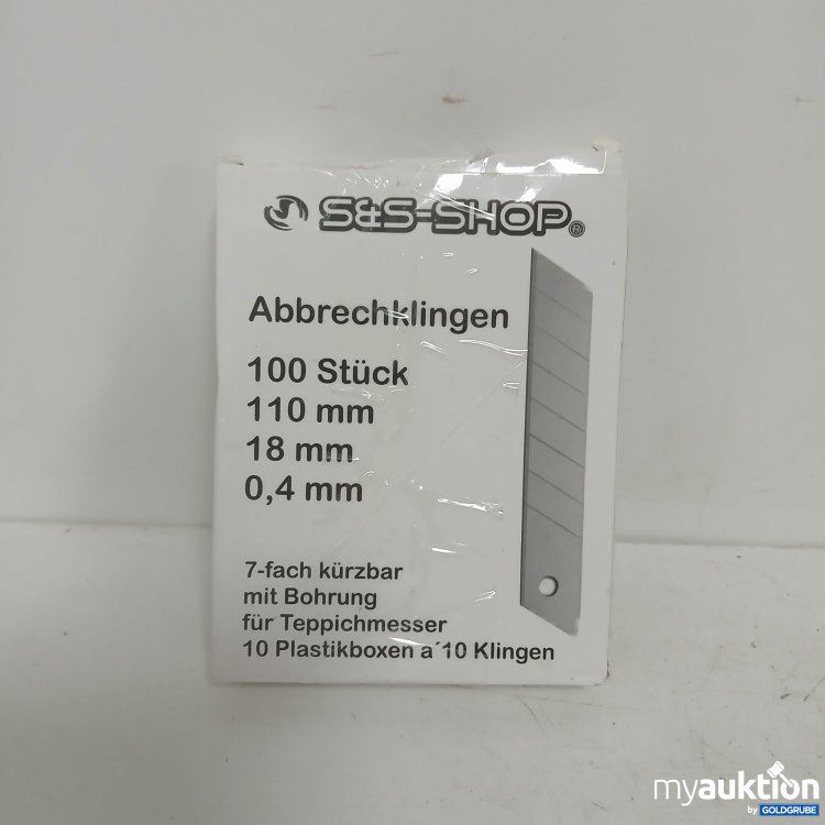 Artikel Nr. 903147: S&S Shop Abbrechkklingen 100 Stück 110mm 