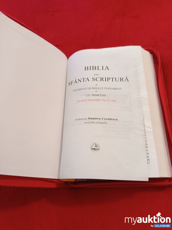 Artikel Nr. 927147: Biblia, im Federpinal Ausgabe 