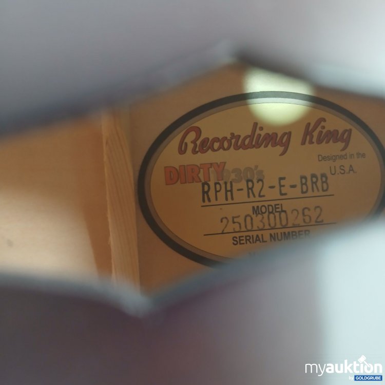 Artikel Nr. 968147 Artikel Nr. 968147: Recording King Dirty RPH-R2-E-BRB ,250300262