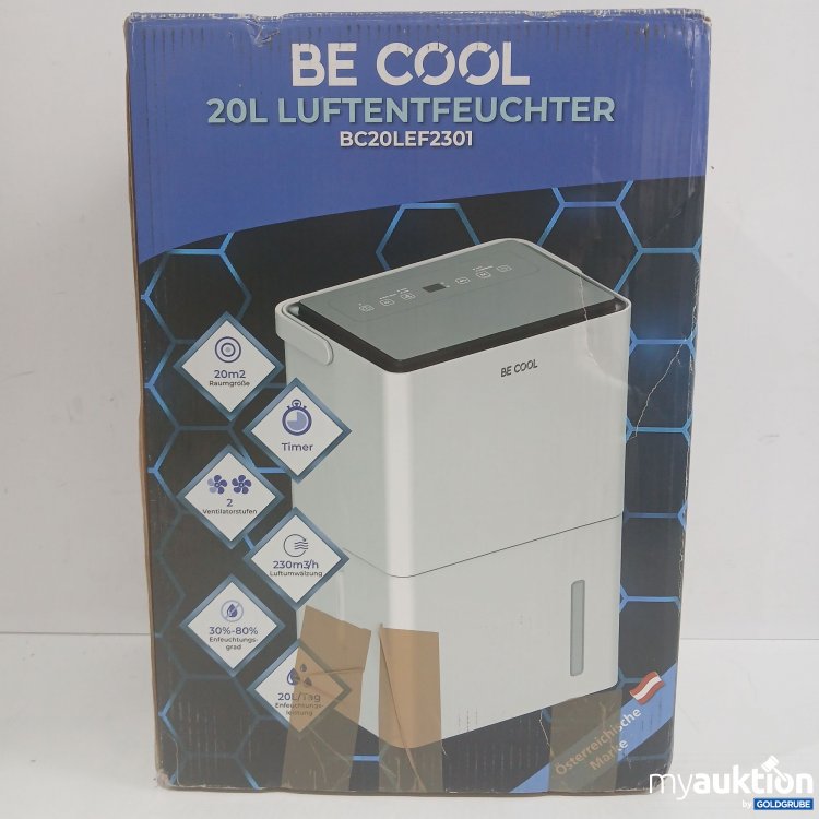 Artikel Nr. 446148: Be cool 20L Luftentfeuchter BC20LEF2301 weiß