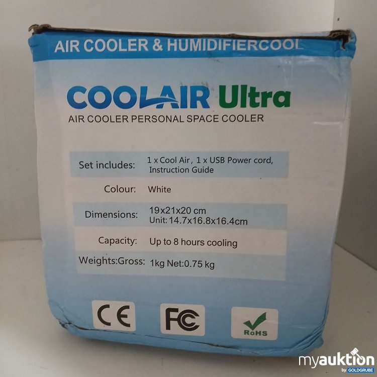 Artikel Nr. 922148: COOLAIR Ultra Air Cooler Personal Space 1kg