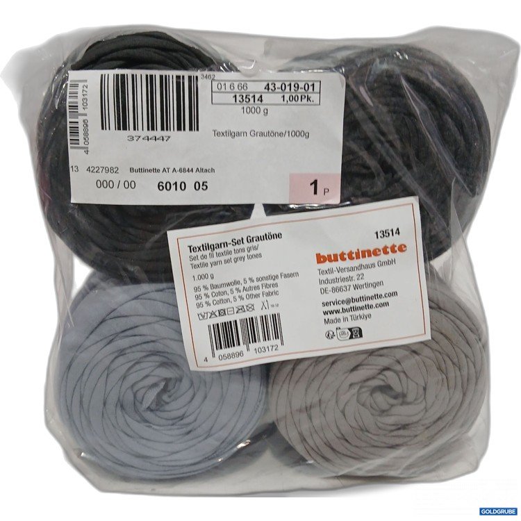 Artikel Nr. 961148 Artikel Nr. 961148: Buttinette Textilgarn Set Grautöne