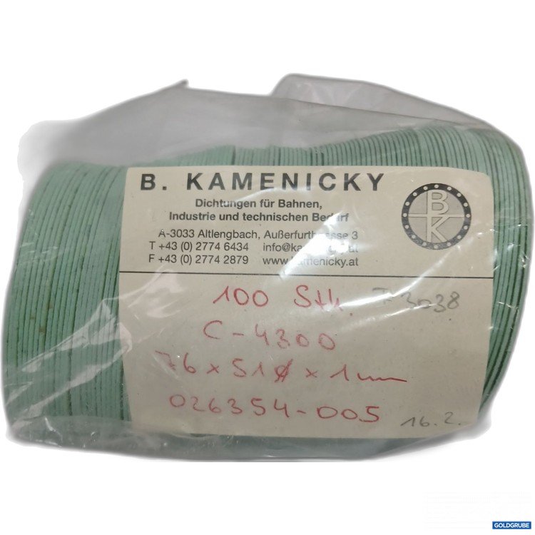 Artikel Nr. 963148: B.Kamenicky 100Stk C-4300 76x51x1mm 