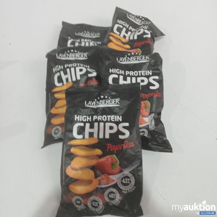 Artikel Nr. 977148: Layenberger High Protein Chips Paprika 75g 5 Stück