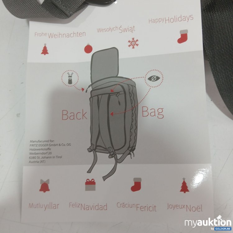 Artikel Nr. 981148 Artikel Nr. 981148: E Egger Rucksack