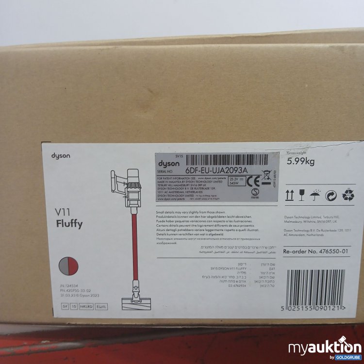 Artikel Nr. 986148: Dyson v11 fluffy 6DF-EU-UJA2093A 