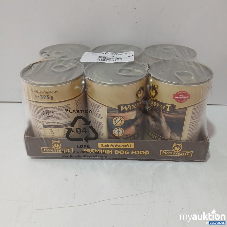 Artikel Nr. 998148: Wolfsblut Wild Duck Ente mit Kartoffeln 6x 395g 