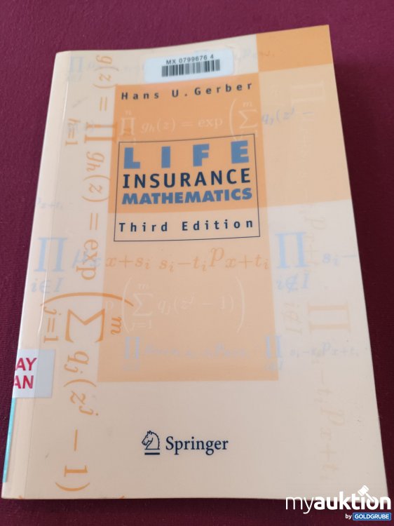 Artikel Nr. 999148 Artikel Nr. 999148: Life Insurance Mathematics