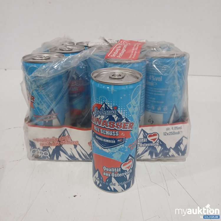 Artikel Nr. 461149 Artikel Nr. 461149: Gschpusi Skiwasser mit Schuss Vodka Himbeer 11x250ml