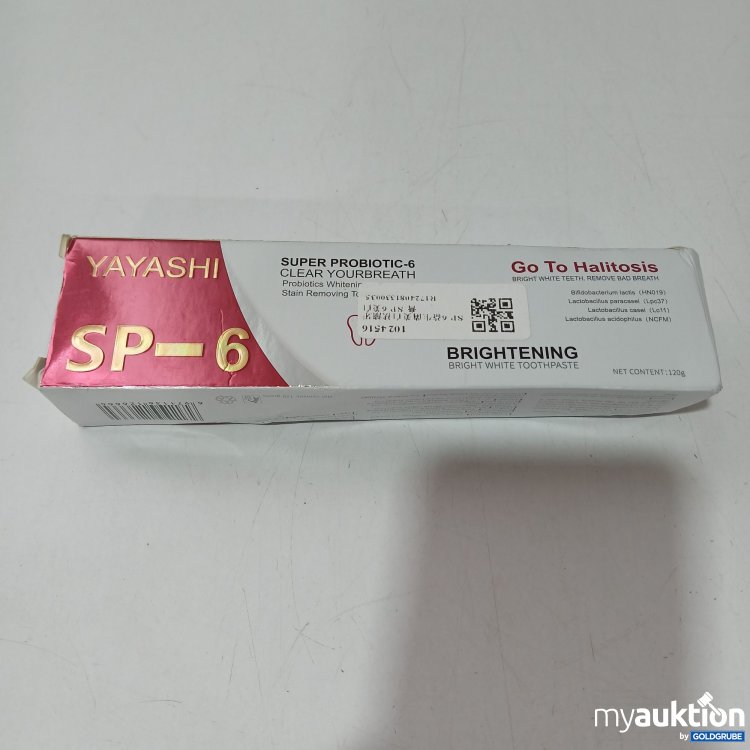 Artikel Nr. 839149 Artikel Nr. 839149: YAYASHI SP-6 Zahnpasta 120g