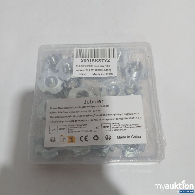 Artikel Nr. 887149 Artikel Nr. 887149: Jeboler Einschlagmuttern M10x13mm 20x
