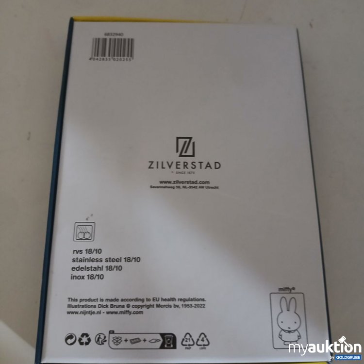 Artikel Nr. 922149: Zilverstad Miffy Kinderbesteck