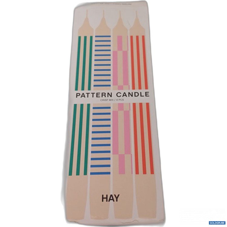 Artikel Nr. 969149 Artikel Nr. 969149: HAY Pattern Candle Crisp Mix 4 pcs