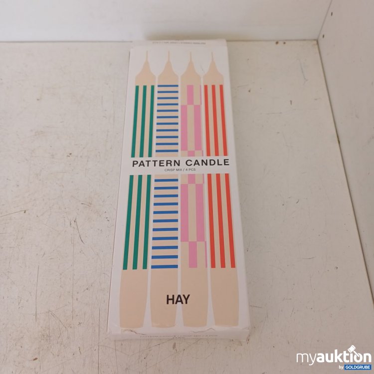 Artikel Nr. 969149 Artikel Nr. 969149: HAY Pattern Candle Crisp Mix 4 pcs