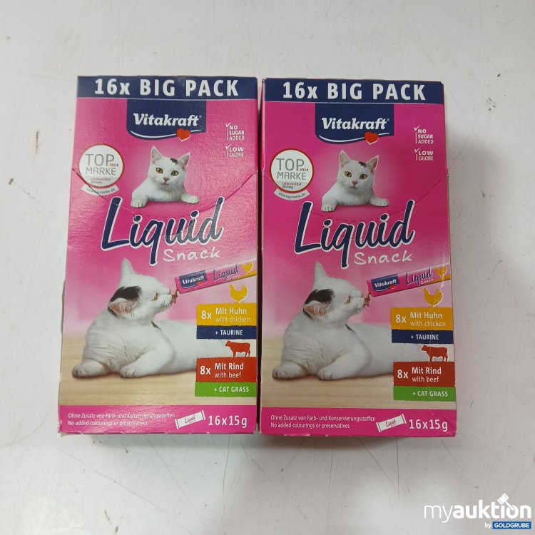 Artikel Nr. 980149 Artikel Nr. 980149: Vitakraft Liquid Snack Big Pack je 16×15g