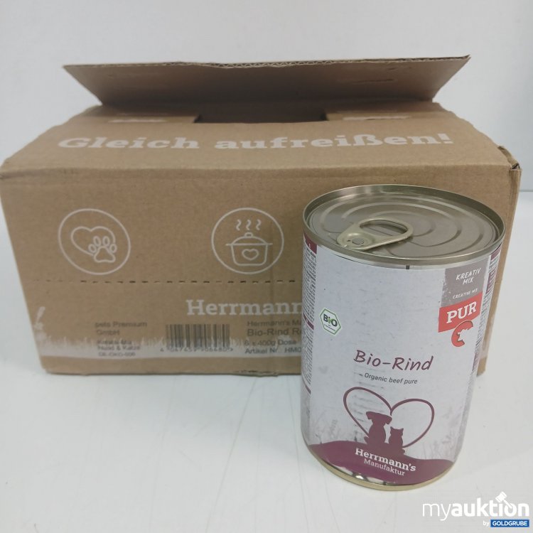 Artikel Nr. 982149 Artikel Nr. 982149: Herrmanns Manufaktur Bio Rind 6x400g