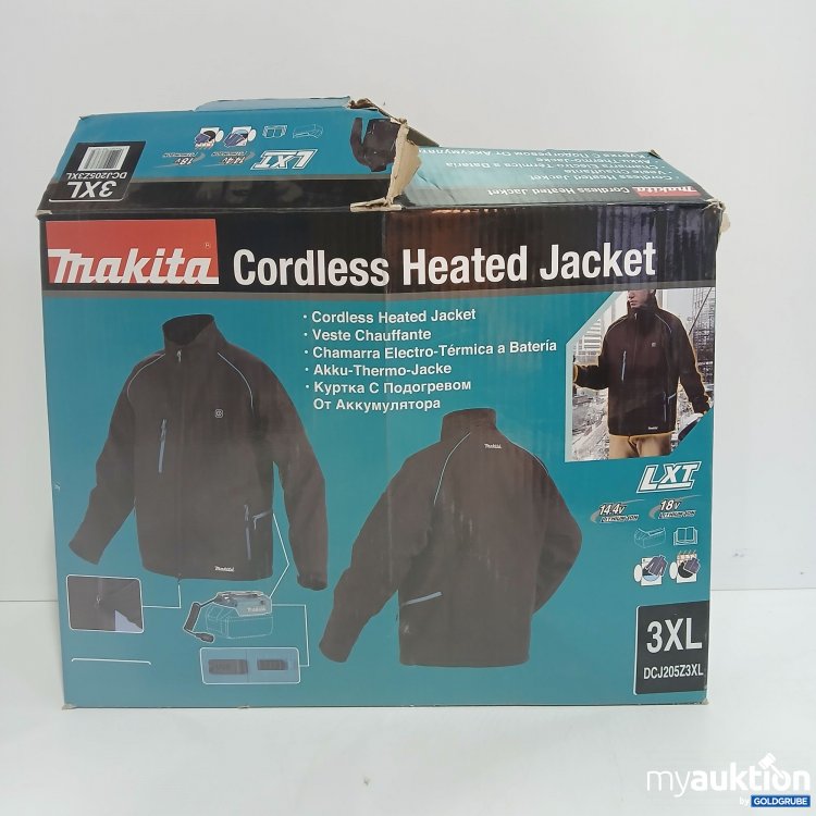 Artikel Nr. 399150 Artikel Nr. 399150: Makita Akku Thermo Jacke 3XL DCJ205Z3XL