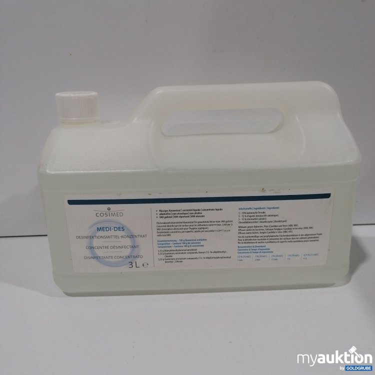 Artikel Nr. 522150: Cosimed Desinfektionsmittel Konzentrat 3L