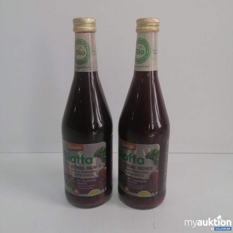 Artikel Nr. 836150 Artikel Nr. 836150: Demeter Biotta Rote Beete/Zitrone Ingwer 2x500ml