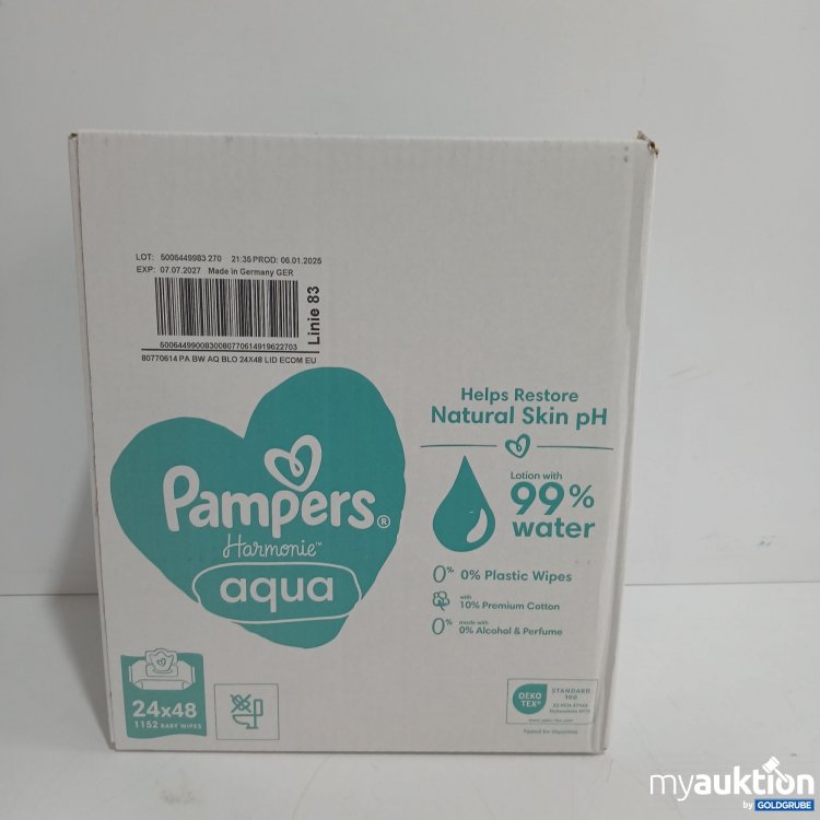 Artikel Nr. 853150: Pampers aqua Feuchttücher 24x48 