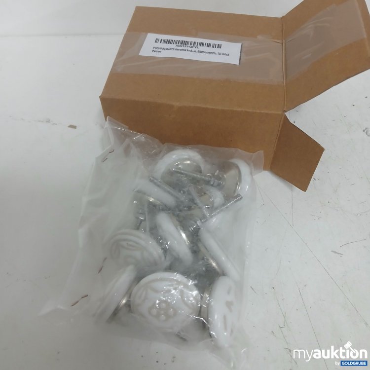 Artikel Nr. 903150: Keramik knäufe im Vintage-Look 10 Stück 