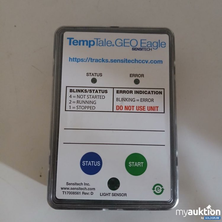 Artikel Nr. 922150: Sensitech TempTale GEO Eagle Temperaturmonitor