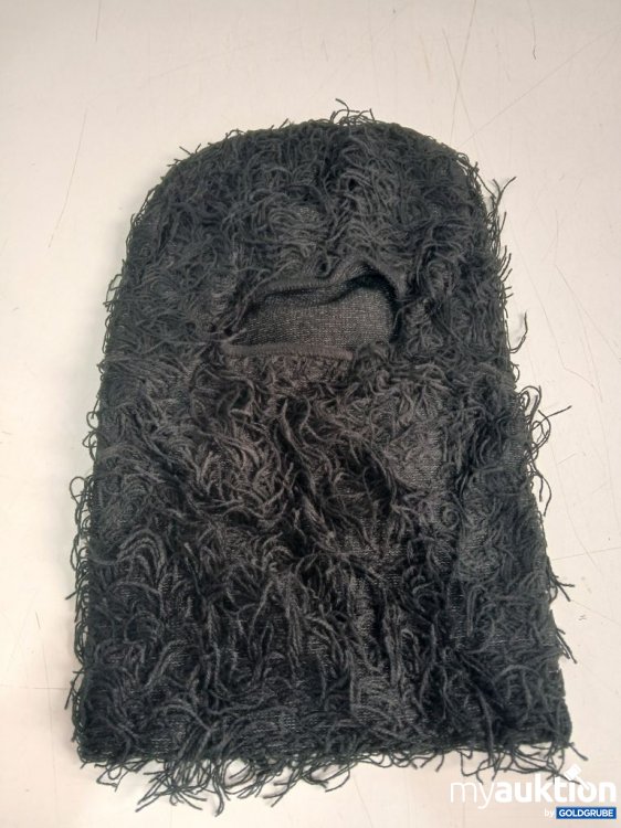 Artikel Nr. 931150 Artikel Nr. 931150: Schwarze Maske mit fransigem Material und Gesichtsausschnitt