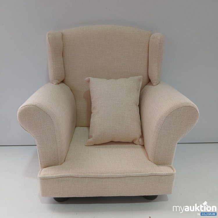 Artikel Nr. 959150: Kleiner Deko Sessel ca28x28x37cm beige 