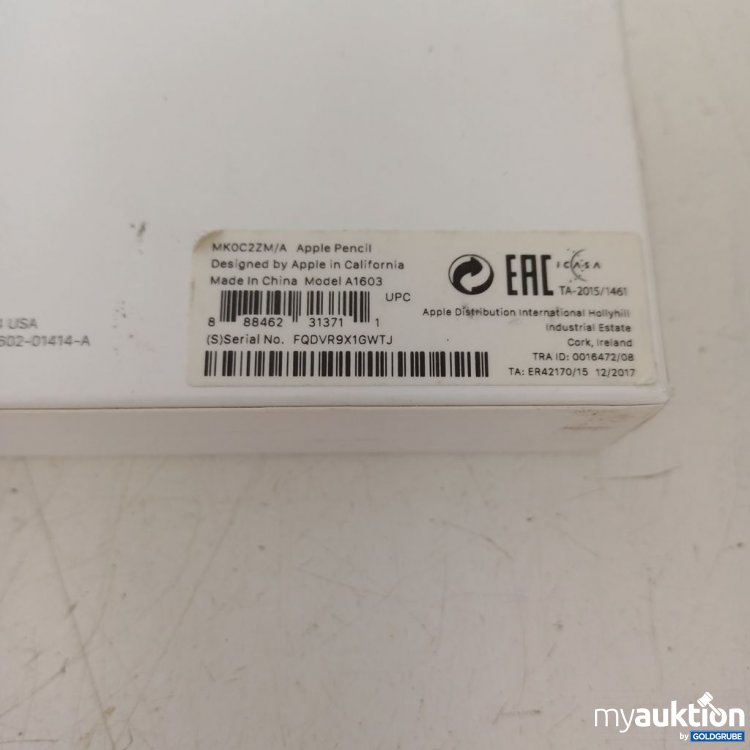 Artikel Nr. 969150 Artikel Nr. 969150: Apple Pencil A1603