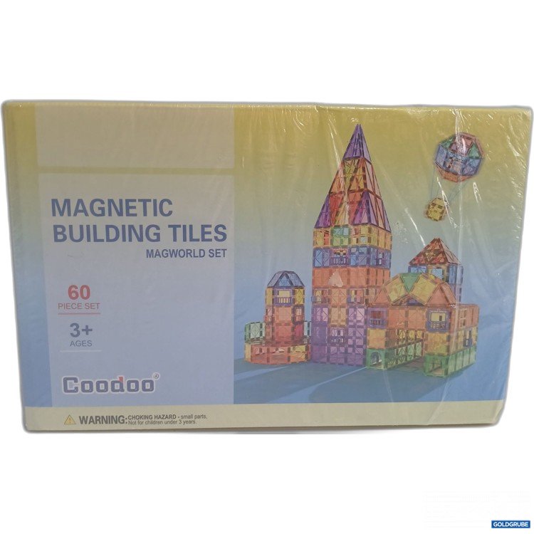 Artikel Nr. 985150 Artikel Nr. 985150: Coodoo Magnetic Building Tiles 60Piece Set