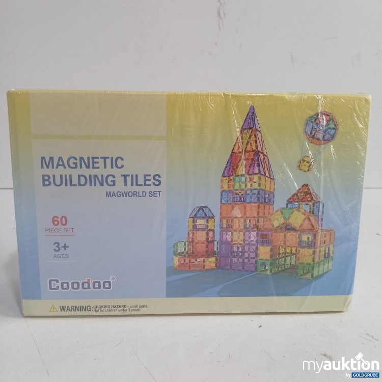 Artikel Nr. 985150 Artikel Nr. 985150: Coodoo Magnetic Building Tiles 60Piece Set