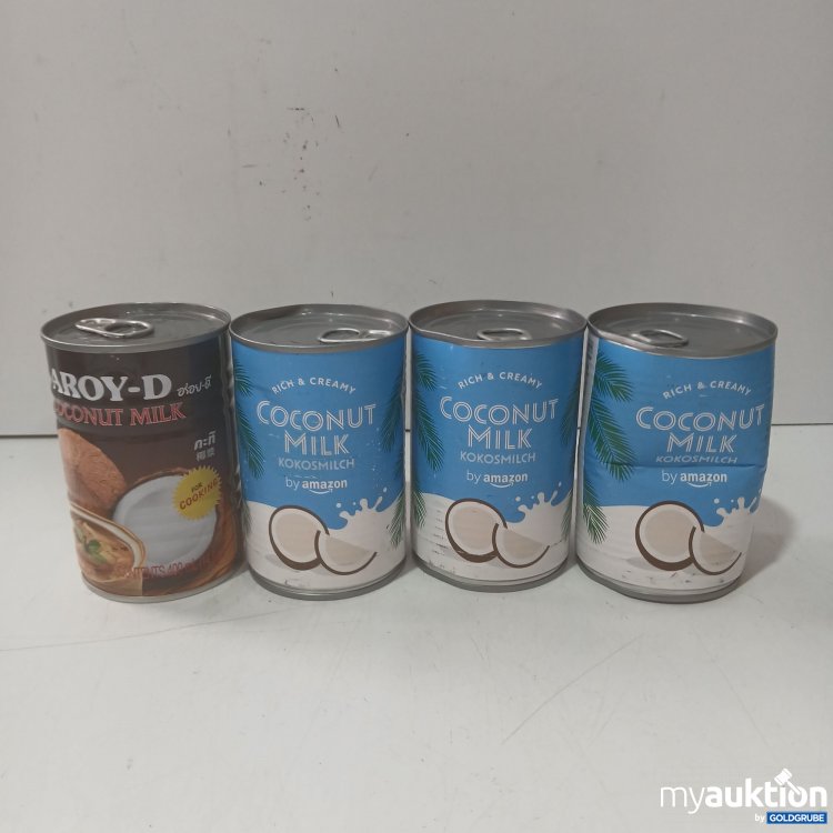 Artikel Nr. 988150 Artikel Nr. 988150: Diverse Kokosnuss-Milch lt. Bild je 400ml 4Stk