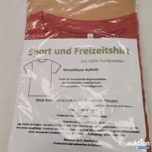 Auktion Sport Freizeitshirt aus Hanfgewebe