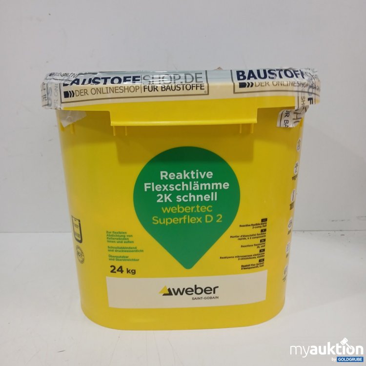 Artikel Nr. 445151: weber Reaktive Flexschlämme 2K schnell 24 kg