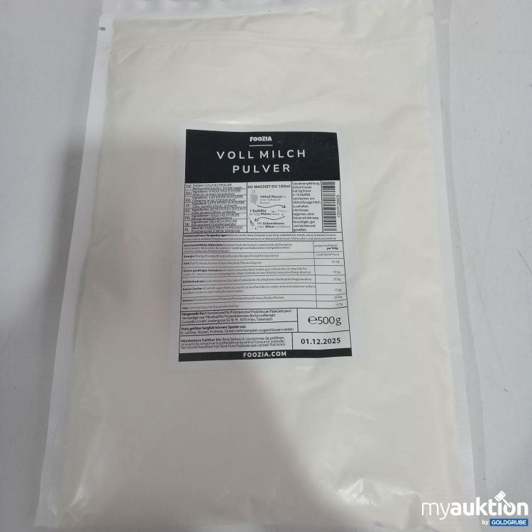 Artikel Nr. 519151 Artikel Nr. 519151: Foozia Vollmilch Pulver 500g