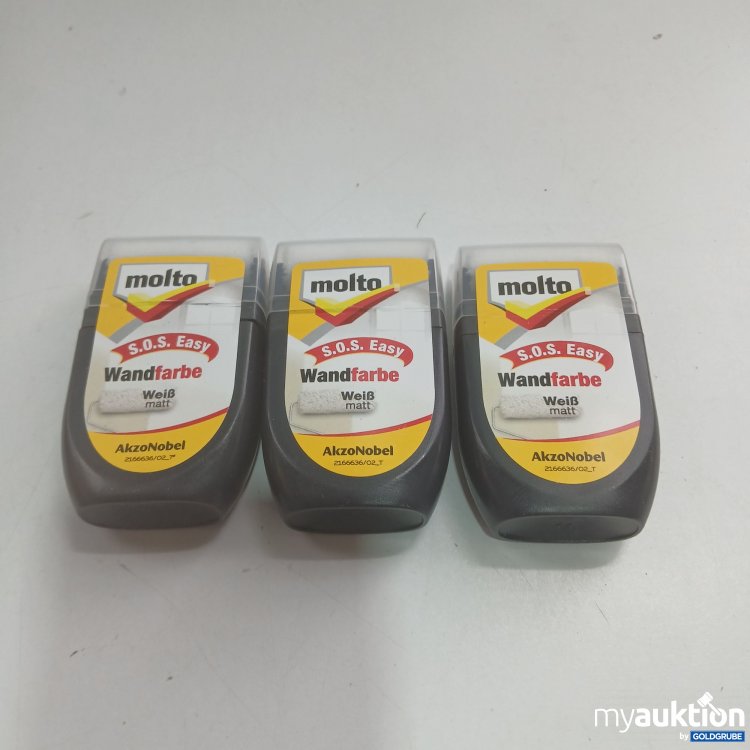 Artikel Nr. 849151 Artikel Nr. 849151: Molto Wandfarbe Weiß Matt 3x30ml