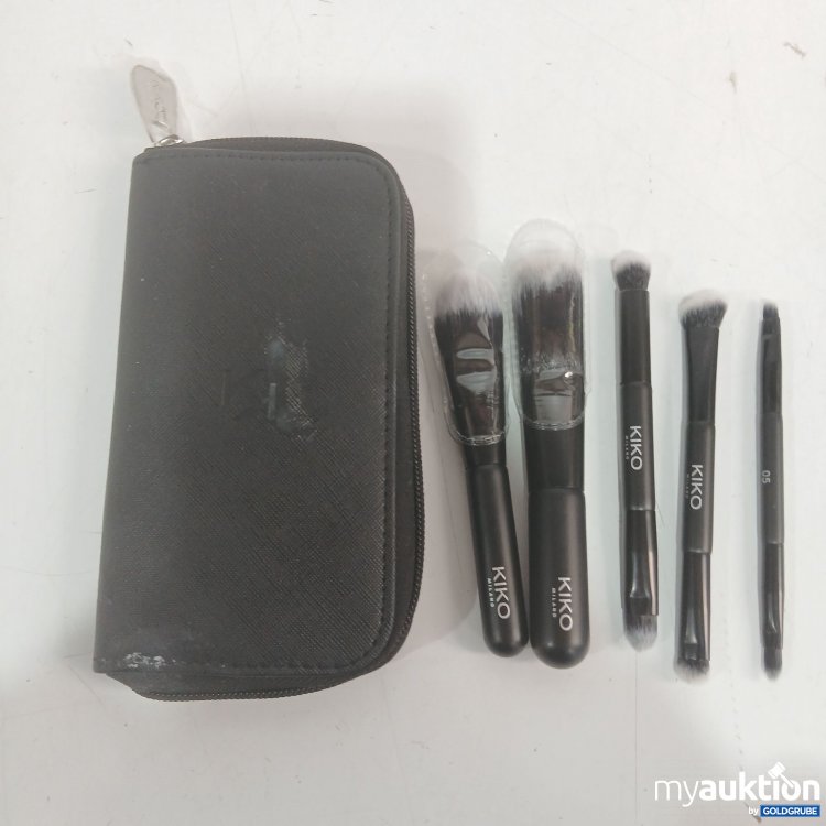 Artikel Nr. 886151: Kiko Milan Travel Brush Set Reise-Pochette mit 5 Pinseln Schwarz