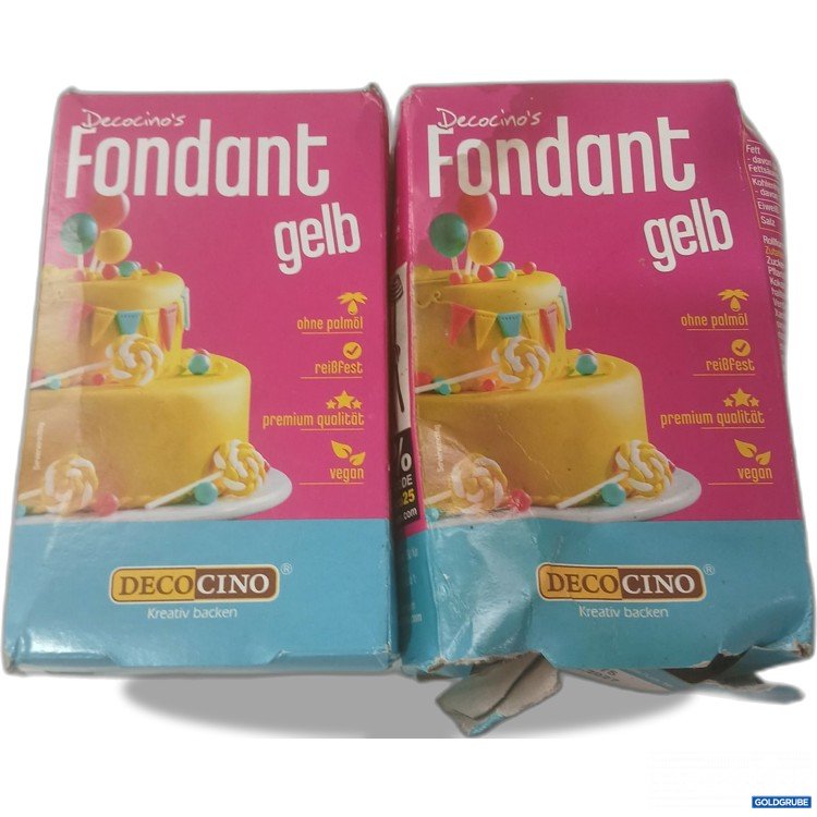 Artikel Nr. 988151 Artikel Nr. 988151: Decocinos Fondant Gelb 250g 2Stk