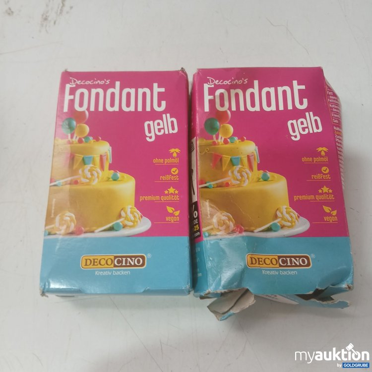 Artikel Nr. 988151 Artikel Nr. 988151: Decocinos Fondant Gelb 250g 2Stk