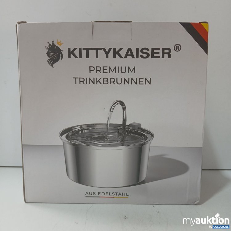 Artikel Nr. 989151 Artikel Nr. 989151: Kittykaiser Premium Trinkbrunnen aus Edelstahl 3,2L