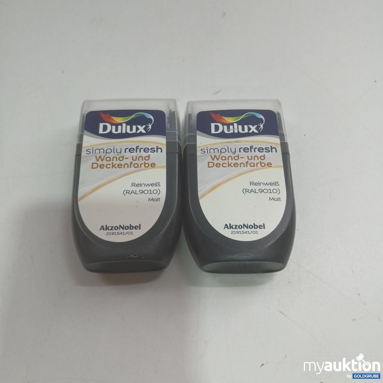 Artikel Nr. 849152: Dulux Wand-und Deckenfarbe Reinweiß Matt 2x30ml