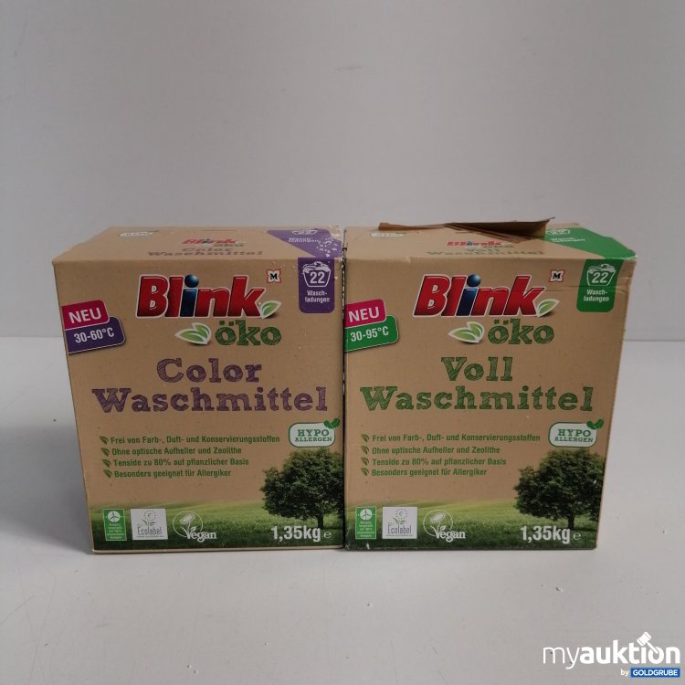 Artikel Nr. 856152 Artikel Nr. 856152: Blink Öko Color und Vollwaschmittel 2x1.35kg