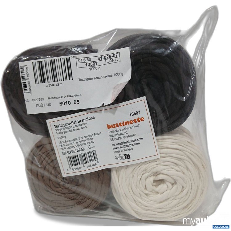 Artikel Nr. 961152 Artikel Nr. 961152: Buttinette Textilgarn Set Brauntöne