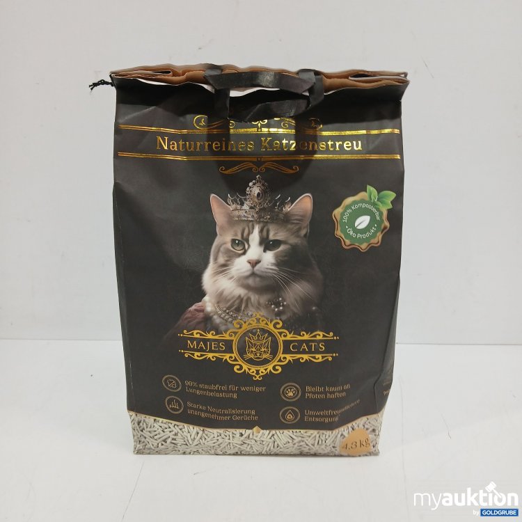Artikel Nr. 967152: Majes Cats Naturreines Katzenstreu 4.3kg 