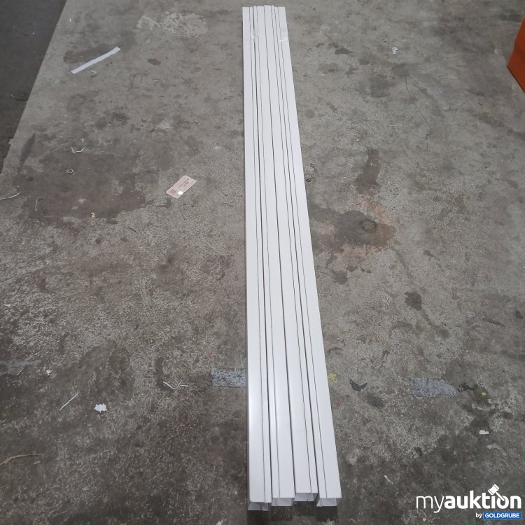 Artikel Nr. 465153 Artikel Nr. 465153: weiße Aluminium Kanal 4Stk Länge ca. 200cm 6x4cm