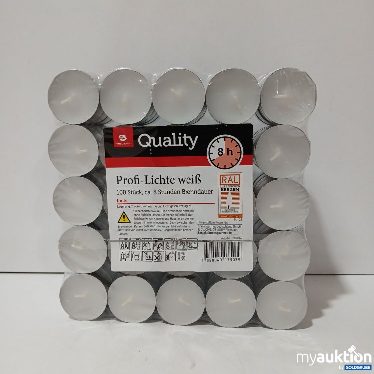Artikel Nr. 854153 Artikel Nr. 854153: Qualität Profi Lichte weiss 100stk