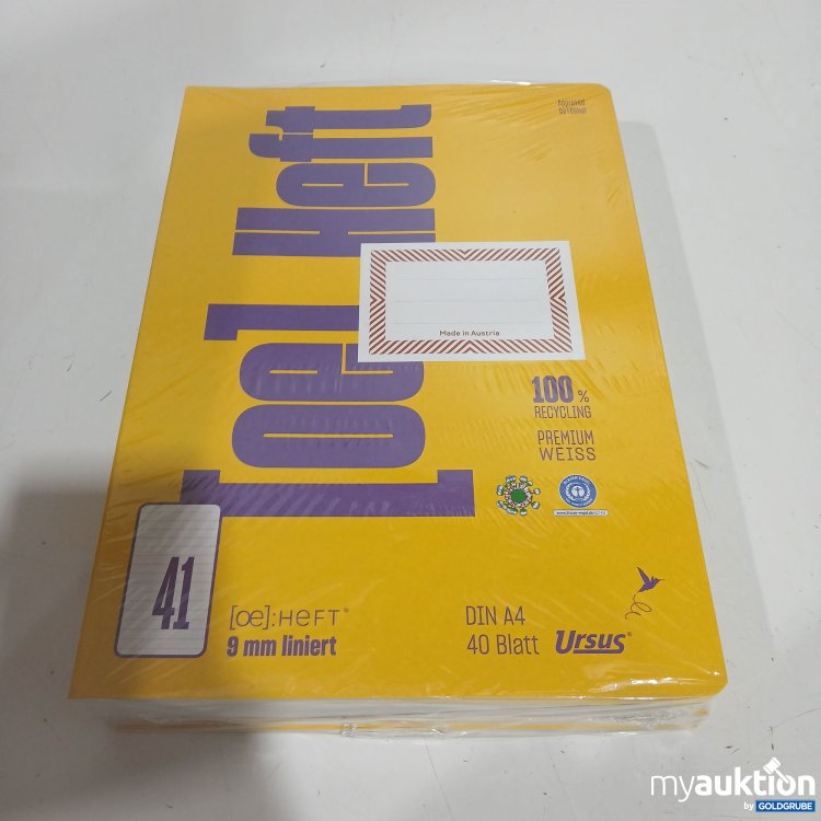 Artikel Nr. 951153: Schulheft A4 40Blatt 9mm liniert 10Stk 
