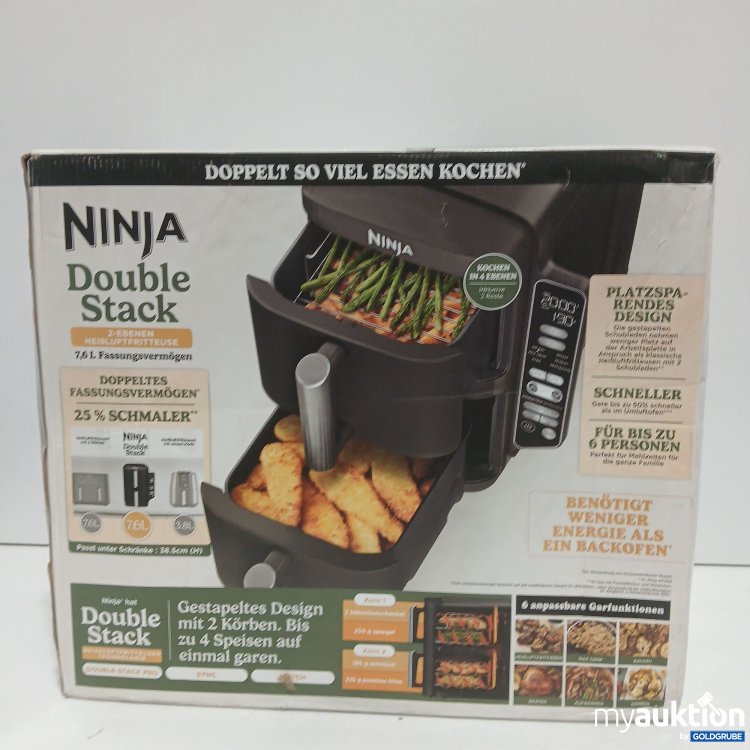 Artikel Nr. 959153: Ninja Double Stack 2-Drawer Air Fryer 7,6l 