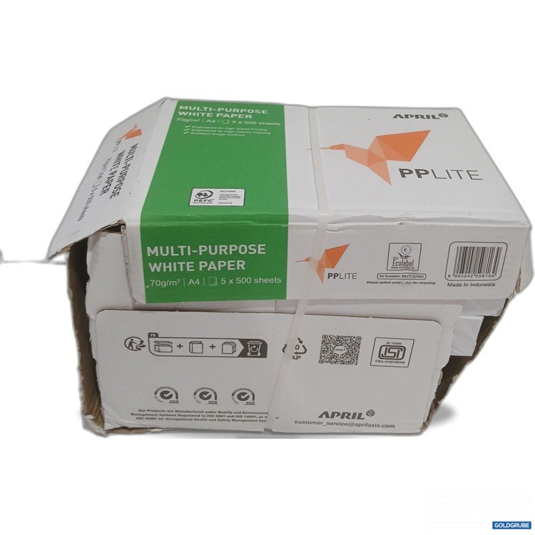 Artikel Nr. 984153 Artikel Nr. 984153: April Multi purpose Weißes Papier 5x500 Blatt A4